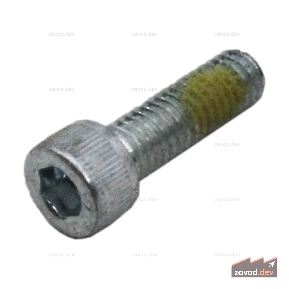Винт с головкой под торцевой ключ, 10–32 x 0,625 дюйма, с нейлоновой фиксатором резьбы