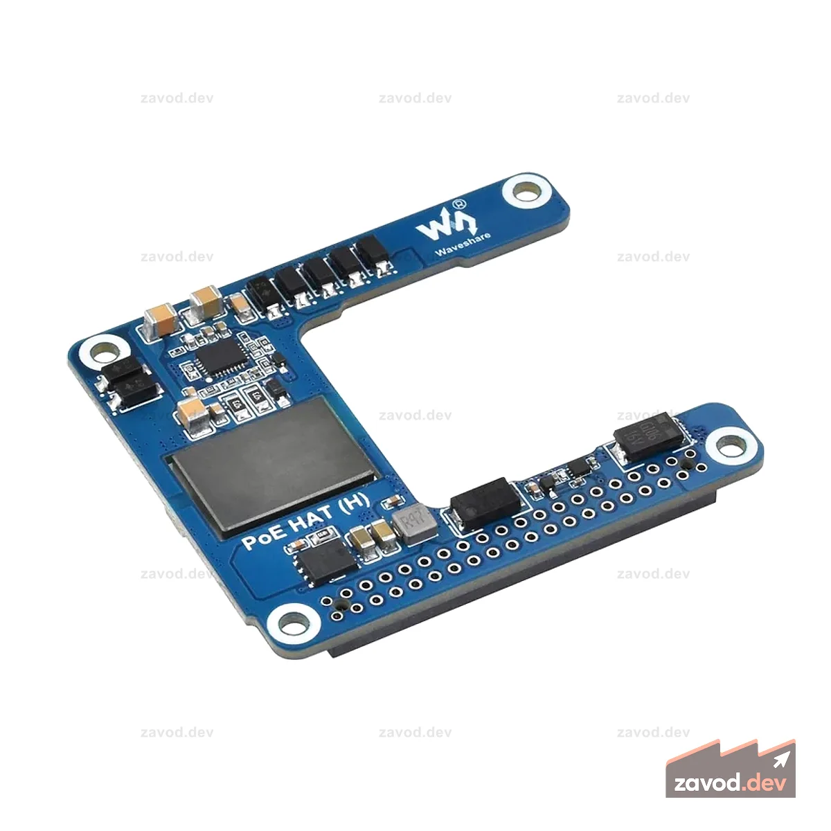 PoE HAT (H) для Raspberry Pi 5 и CM5