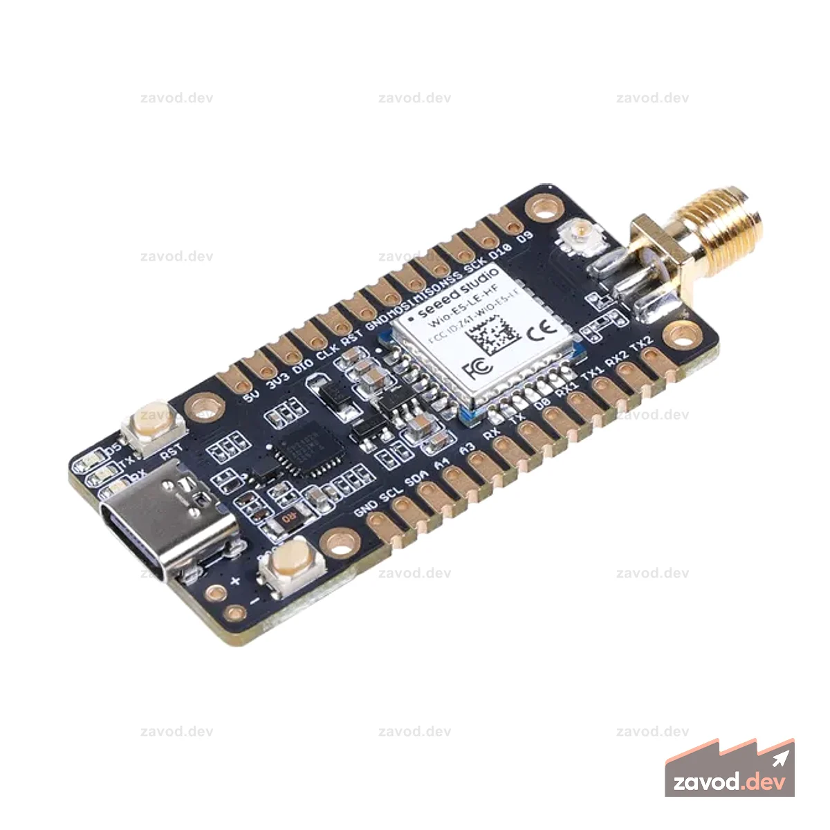 Мини-плата для разработчиков Wio-E5-LE — STM32WLE5JC, встроенный ARM Cortex-M4 и SX126x, поддержка LoRaWAN на EU868 и US915