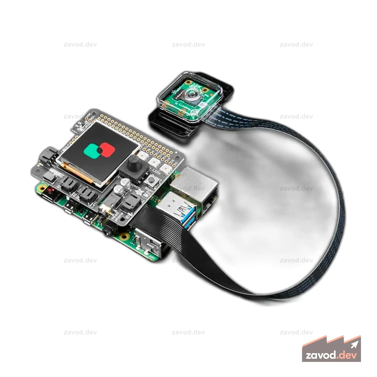 Комплект машинного обучения Microsoft для Lobe с Raspberry Pi 4, 4 ГБ