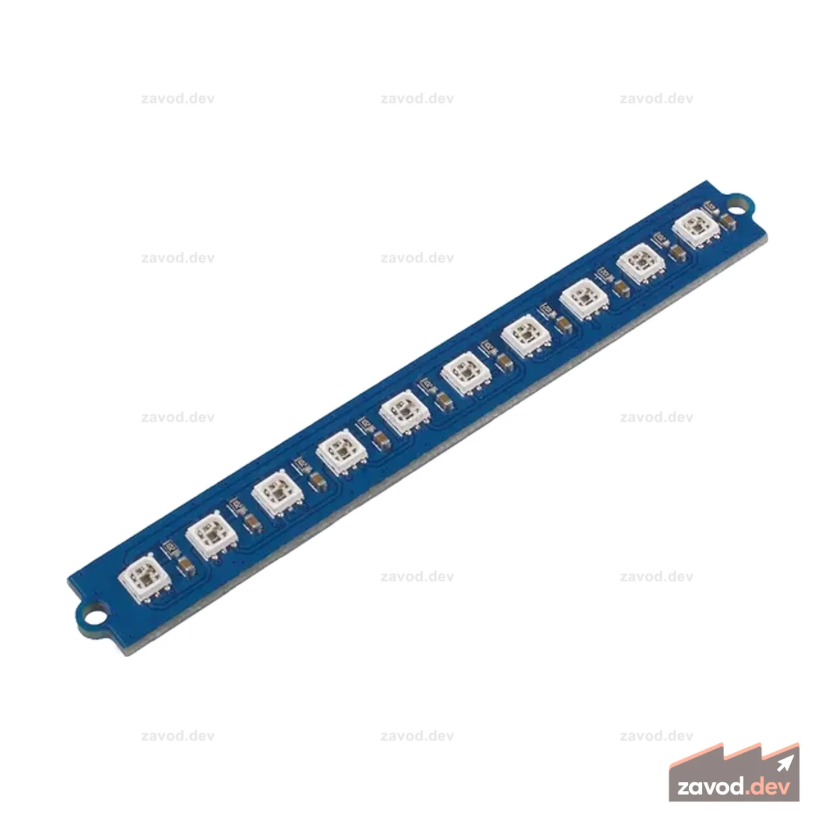 Grove - RGB LED Stick (10 - WS2813 Mini 3535): Полноцветное светодиодное освещение RGB