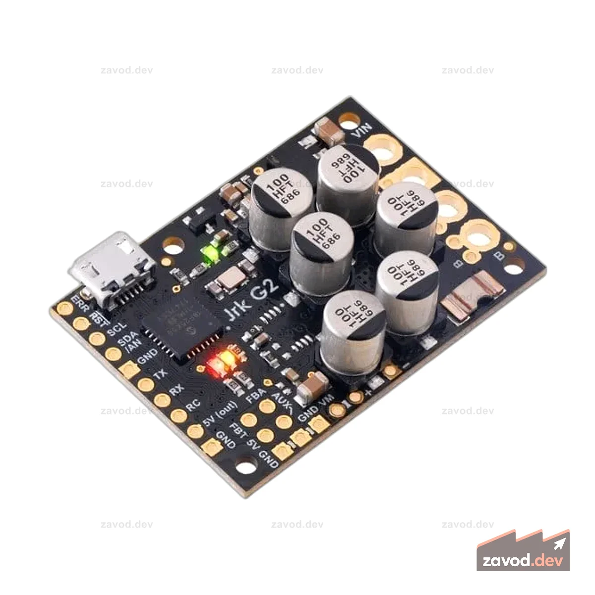 Pololu Jrk G2 24v21 USB-контроллер двигателя с обратной связью