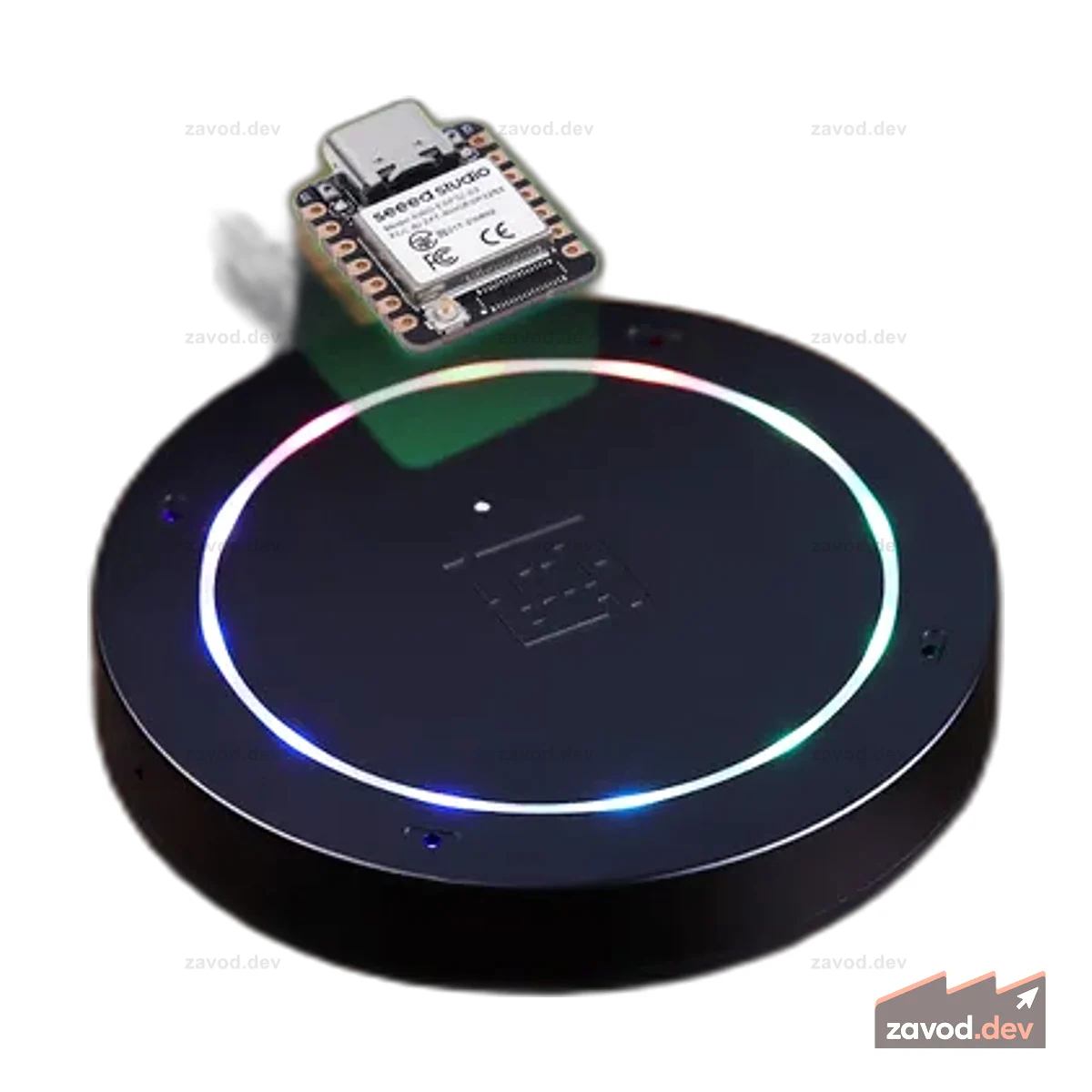 reSpeaker XMOS XVF3800 с XIAO ESP32S3 (корпусная версия) — массив из 4 микрофонов с искусственным интеллектом для четкой передачи голоса даже в шуме