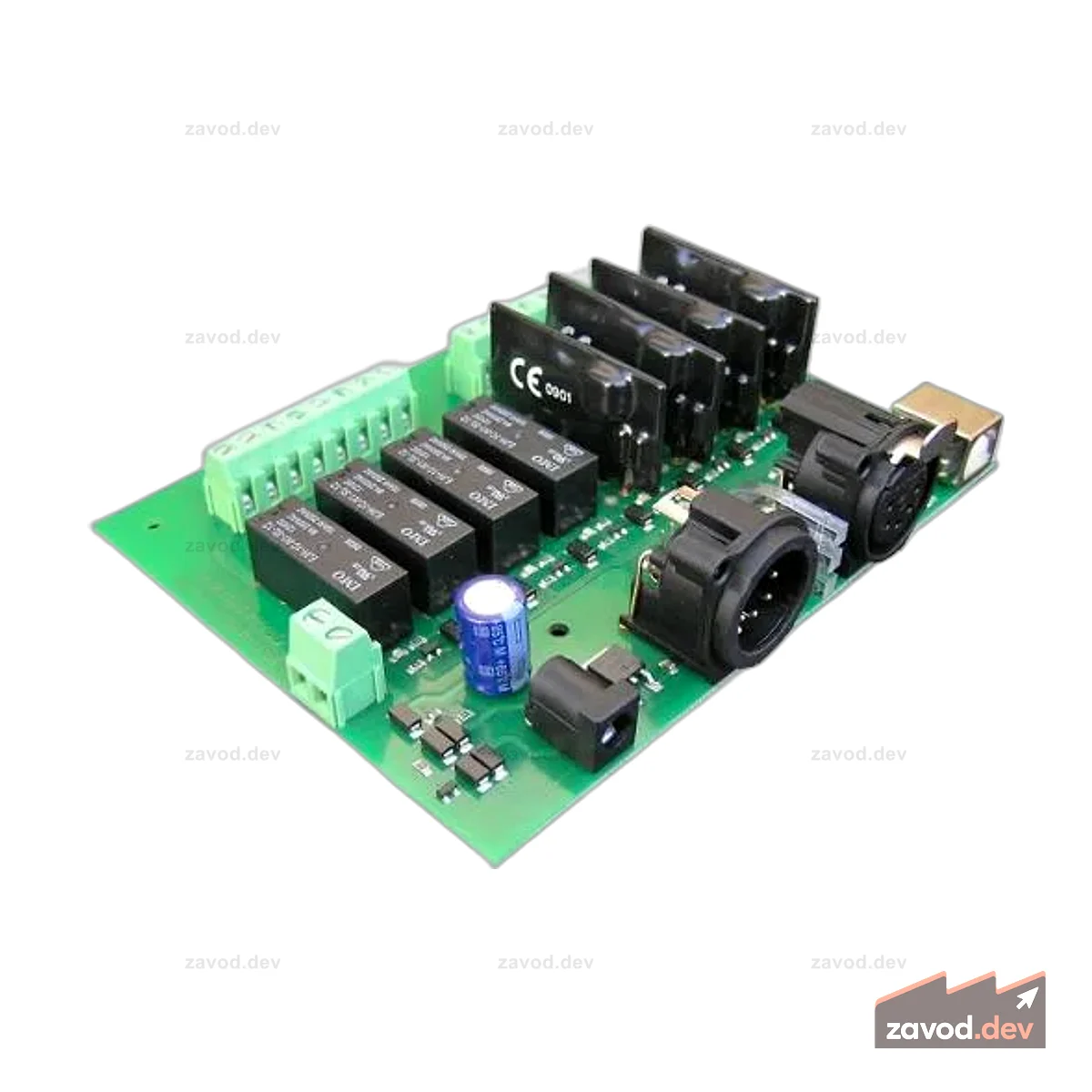 DMX-USB-RX-RLY8 Модуль релейных выходов 0 Реле 8 Диммеры