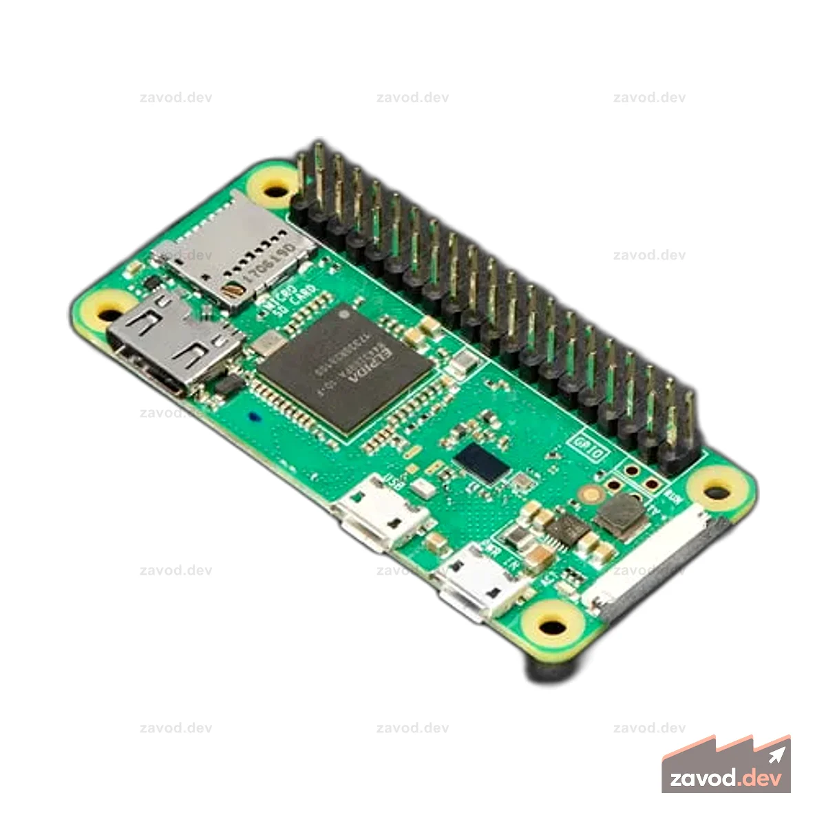 Raspberry Pi Zero WH (Zero W с разъемами)