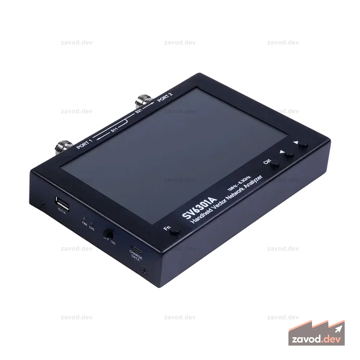 CHELEGANCE SV6301A – 6,3G VNA С 7-дюймовым CAPA, СЕНСОРНЫМ ЭКРАНОМ CITIVE, выходной мощностью -40 дБм ~ -10 дБм, входной мощностью -100 дБм (МАКС.), TF-картой 8 ГБ