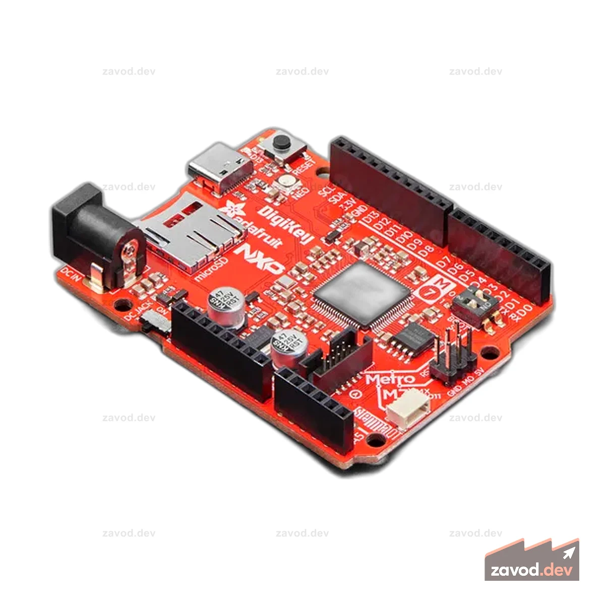 Adafruit Metro M7 с картой памяти microSD и NXP iMX RT1011