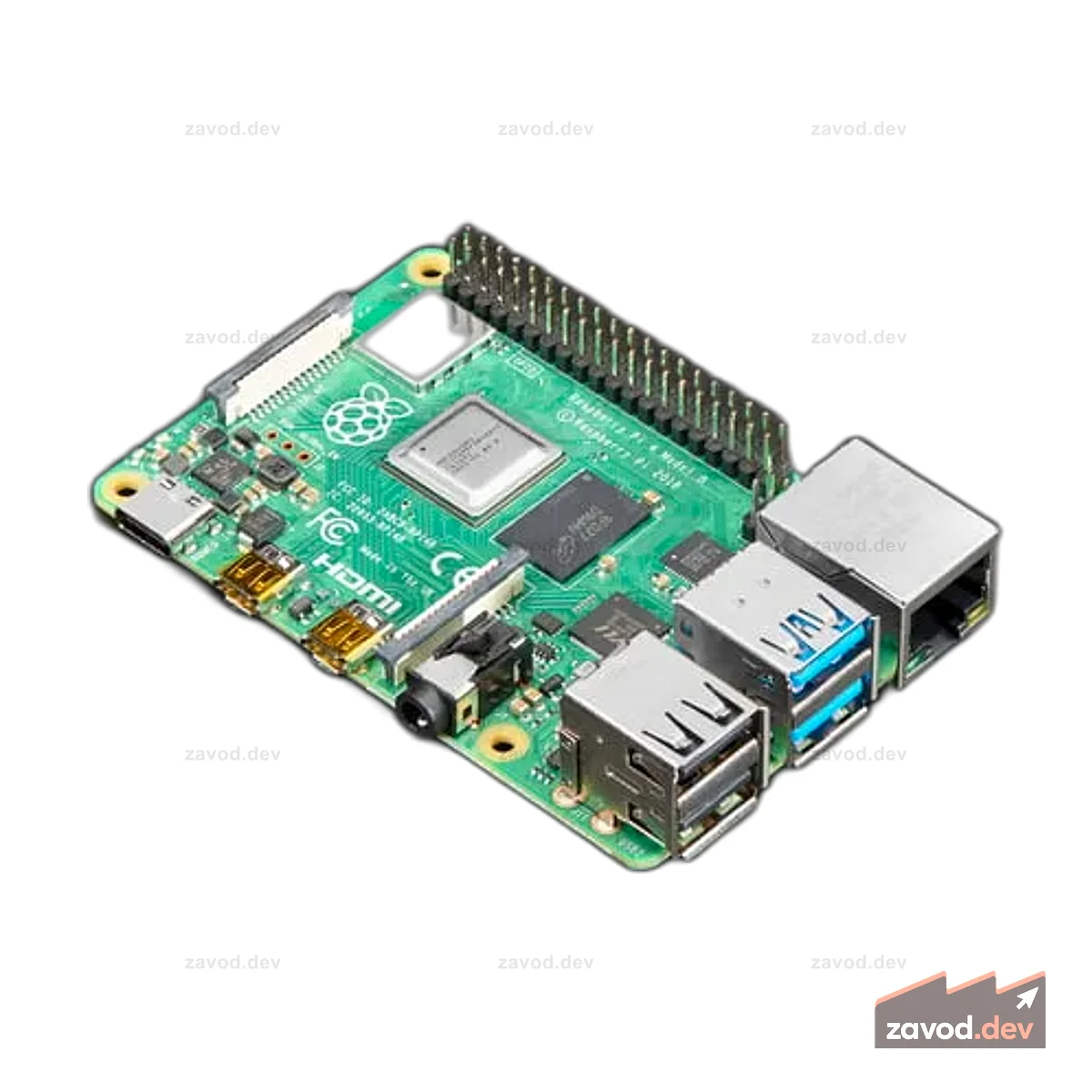 Raspberry Pi 4 Model B — 4 ГБ ОЗУ