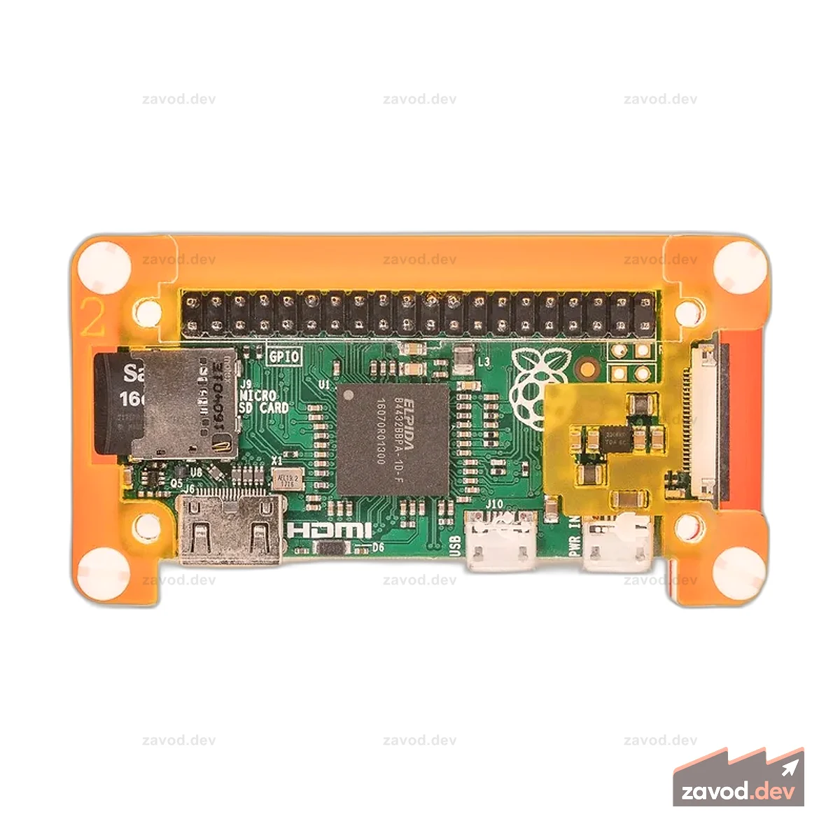 Чехол Pibow Zero для Pi Zero v1.3