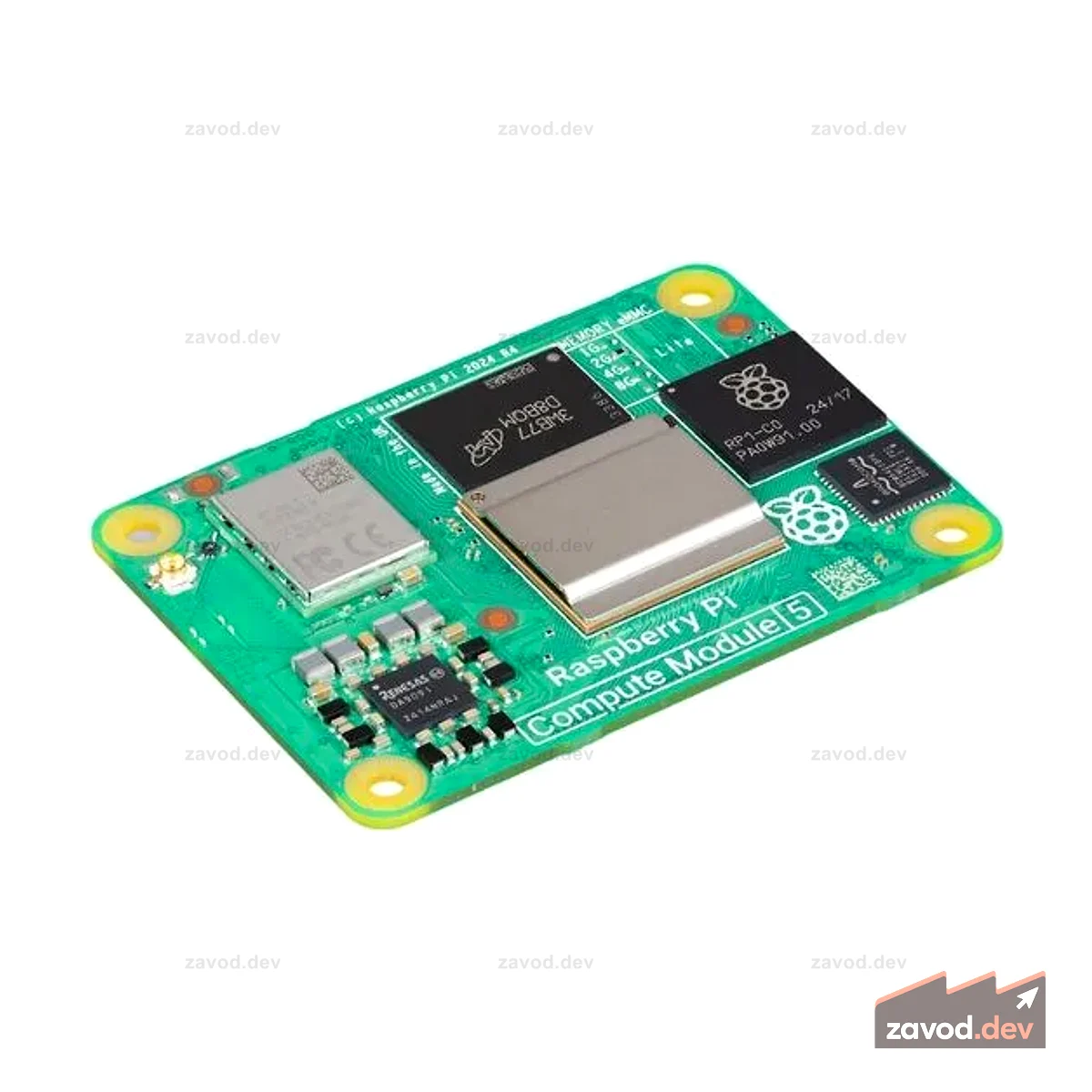 Вычислительный модуль Raspberry Pi 5 Wi-Fi / 16 ГБ ОЗУ / 64 ГБ eMMC[CM5116064]