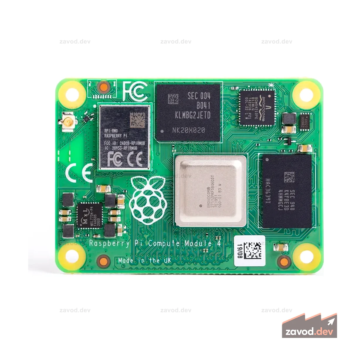 Вычислительный модуль Raspberry Pi® 4 Rev5, 4 ГБ ОЗУ — CM4104000