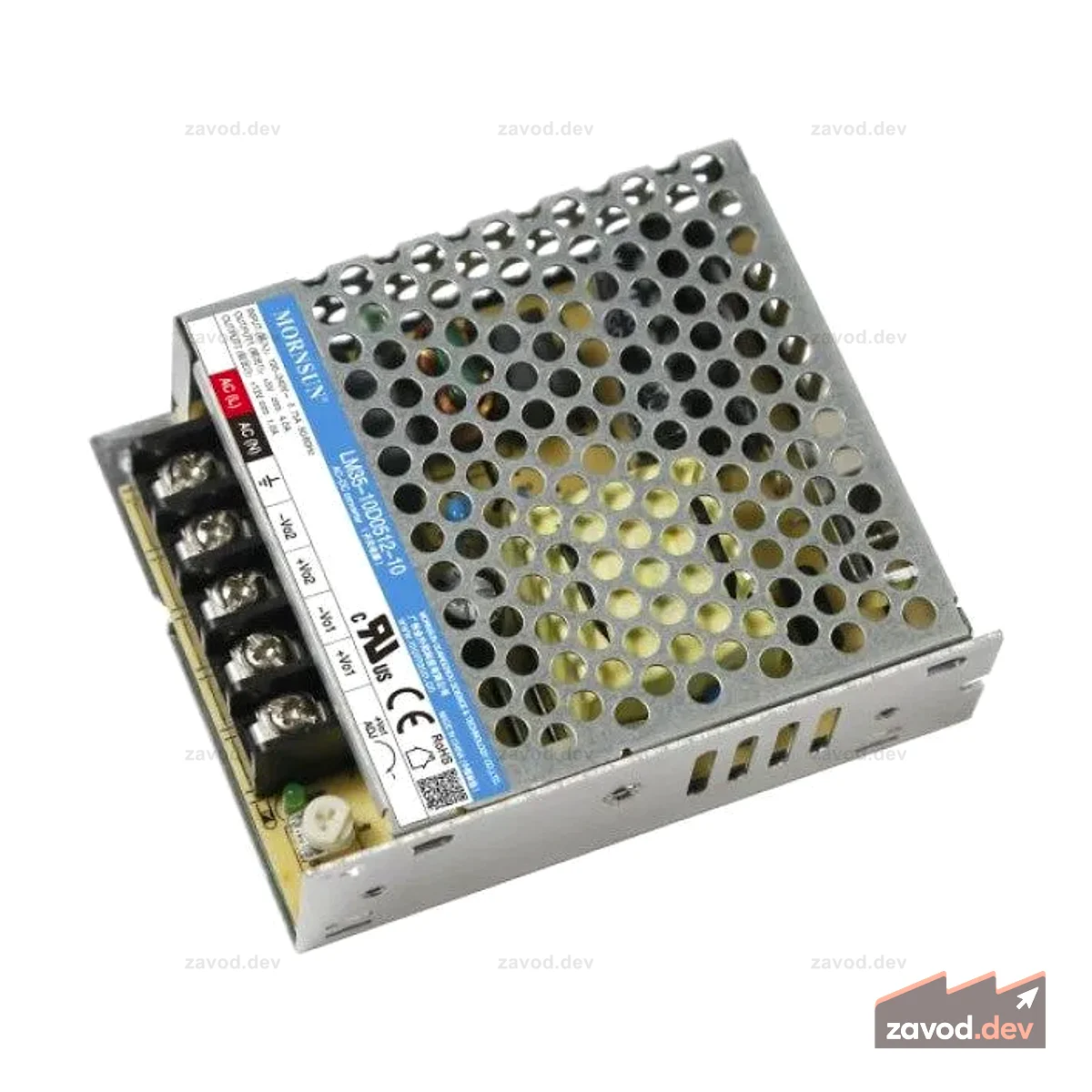 Mornsun LM35-10D0512-10 Закрытый импульсный источник питания переменного/постоянного тока, 35 Вт