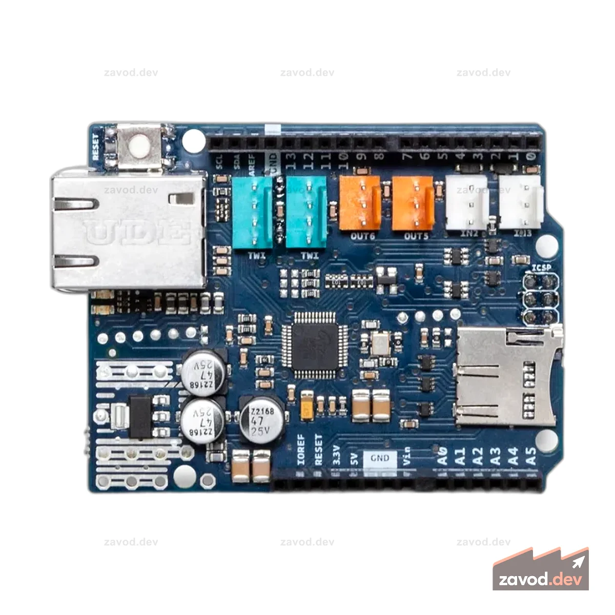 Официальный ARDUINO Ethernet SHIELD 2 — A000024