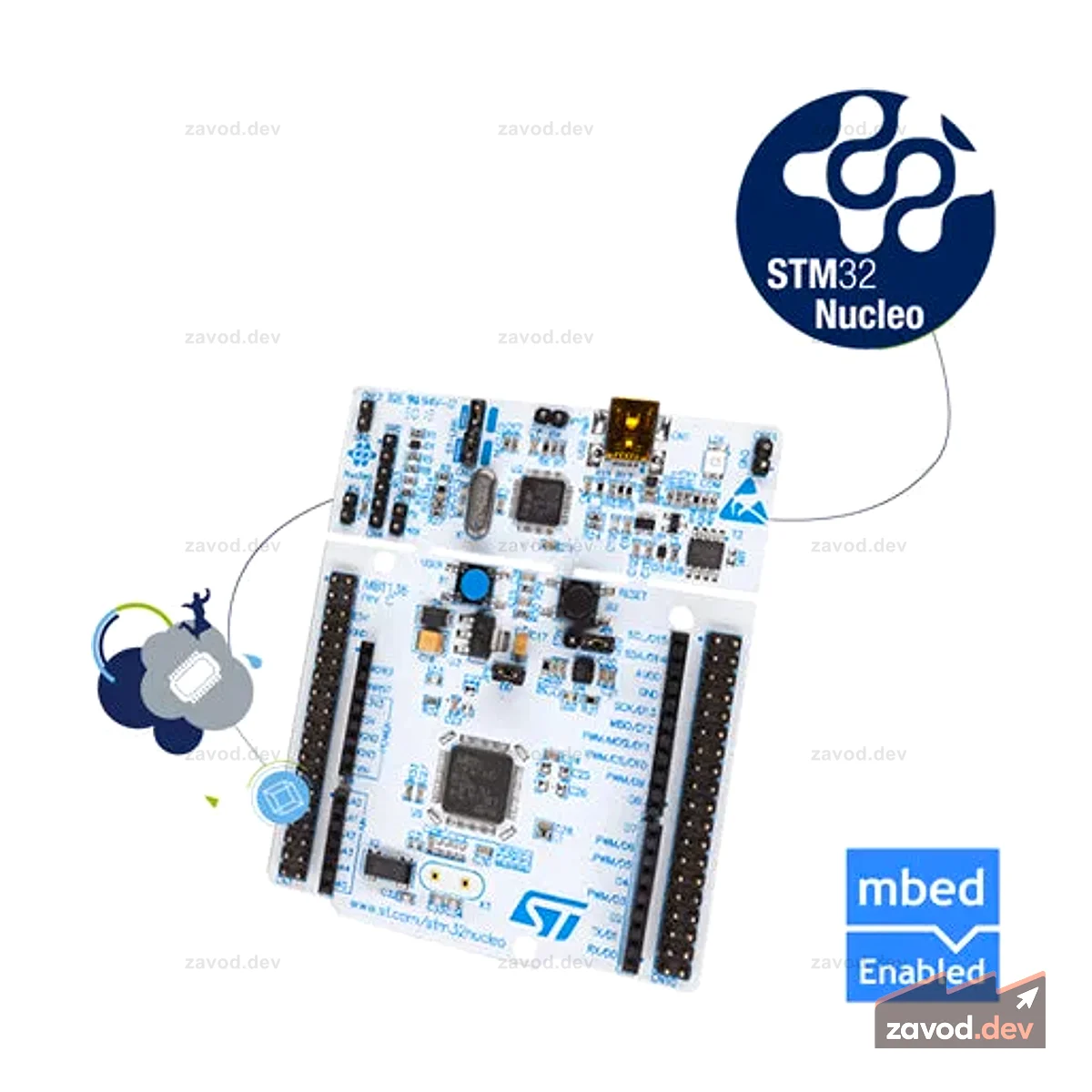 Плата ST Nucleo STM32F303RET6