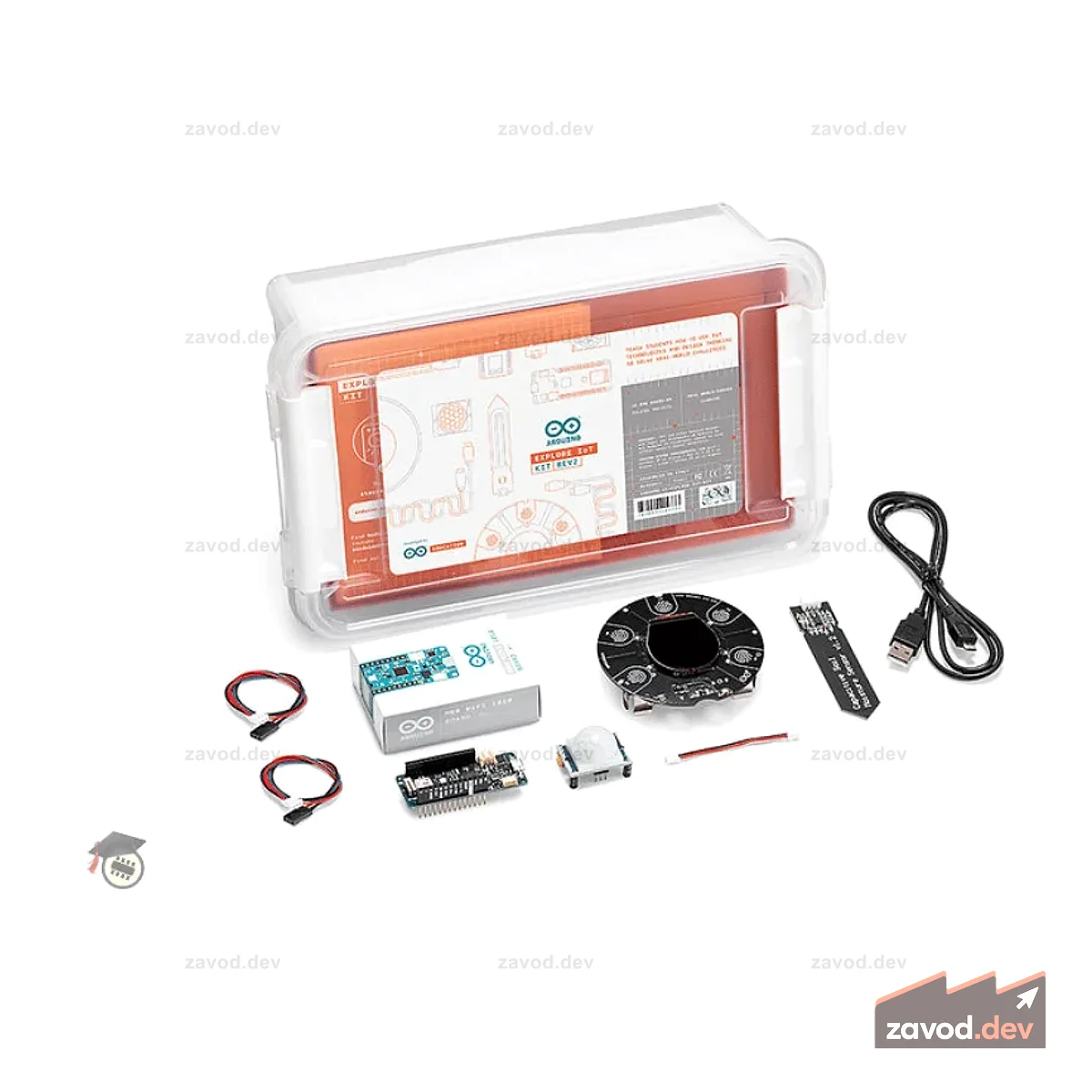 Комплект Arduino EDU Explore IoT, версия 2 с перезаряжаемой батареей (12 шт.)