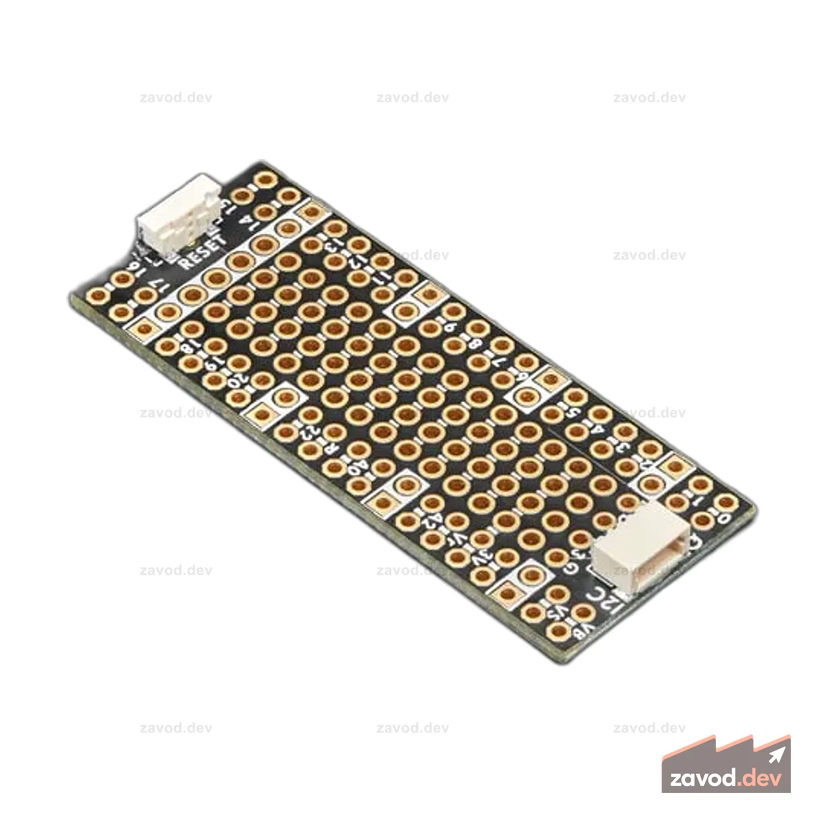 Adafruit PiCowbell Proto для Pico — кнопка сброса и STEMMA QT