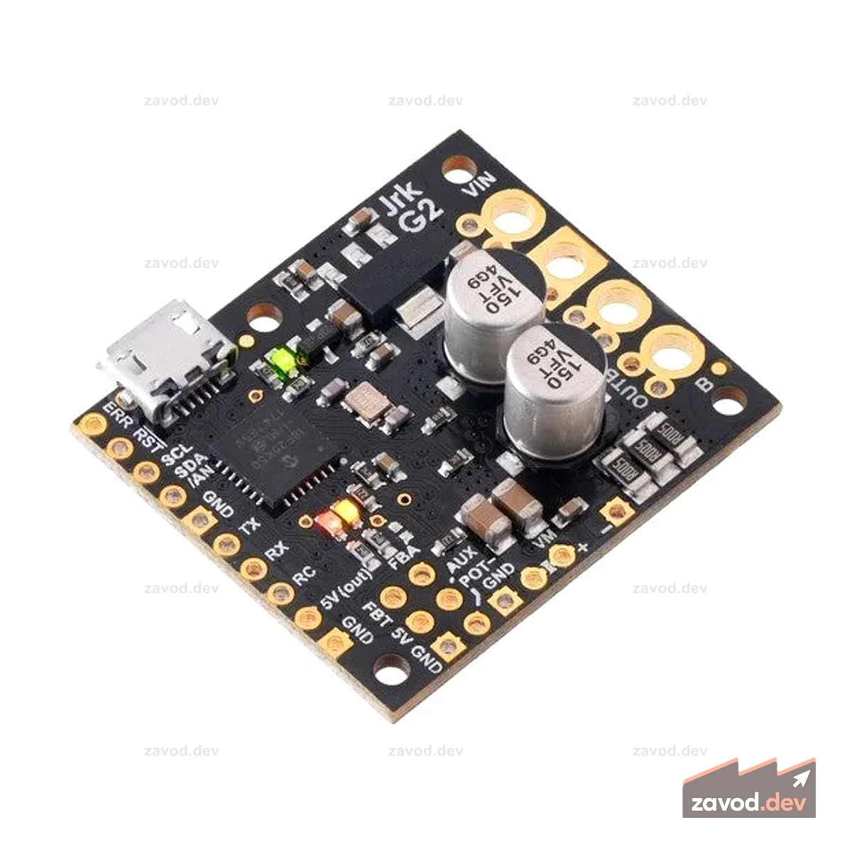Pololu Jrk G2 18v19 USB-контроллер двигателя с обратной связью