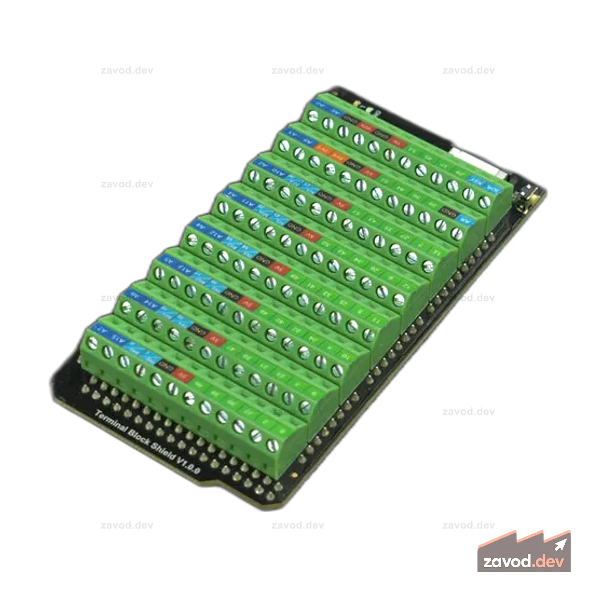 Щит клеммной колодки для Arduino Mega