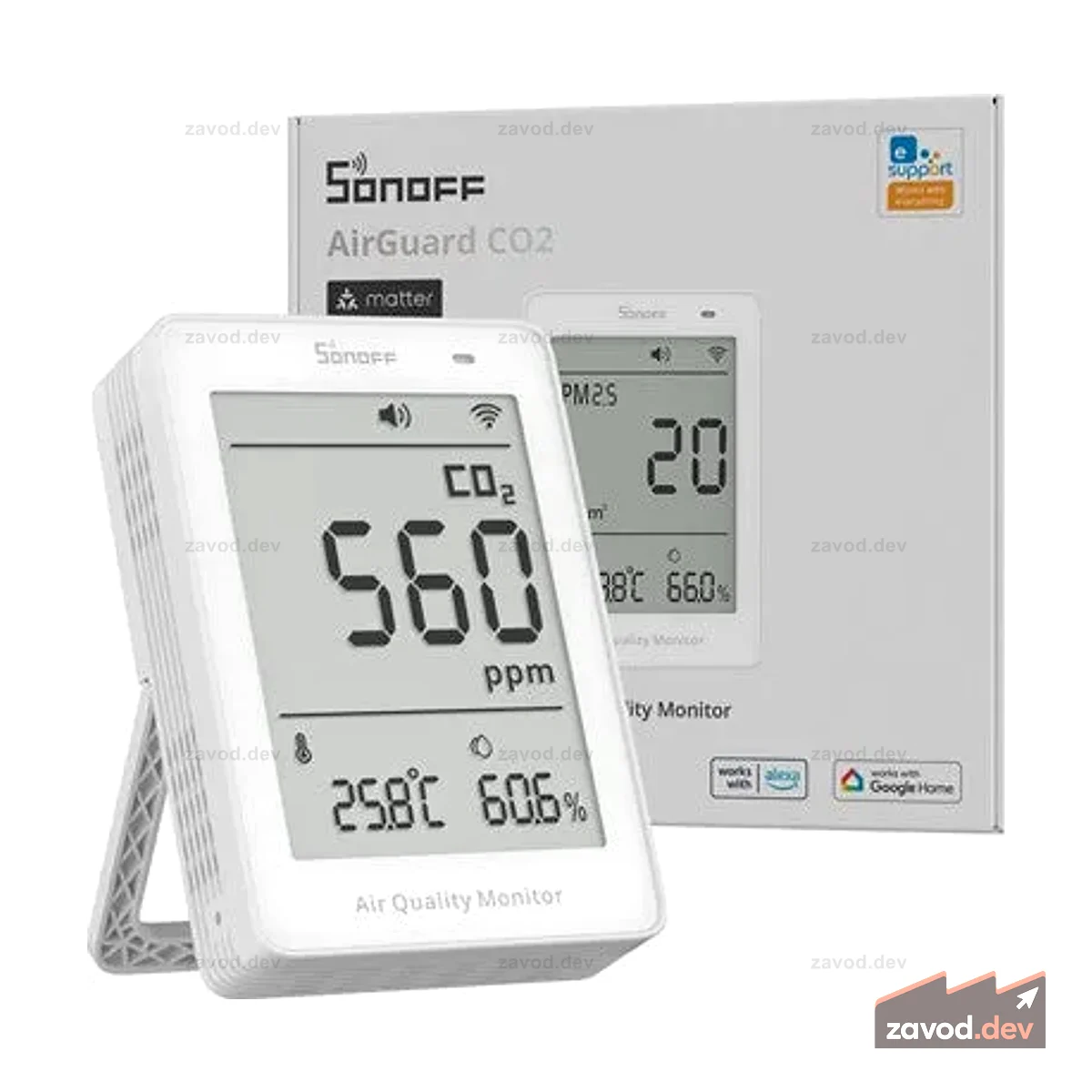 SONOFF SAWF-08P-AIRGUARD CO2 MON