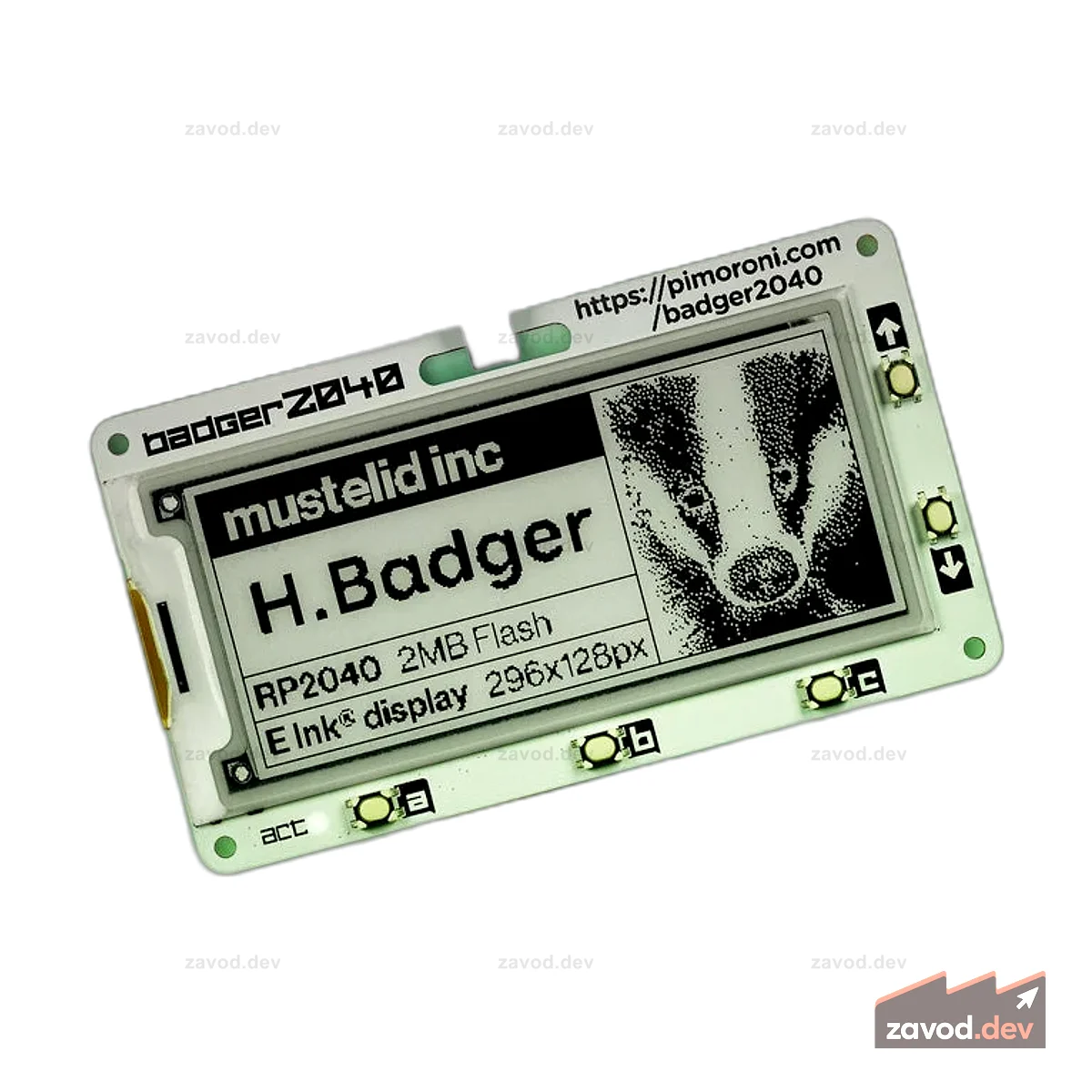Барсук 2040 от Pimoroni
