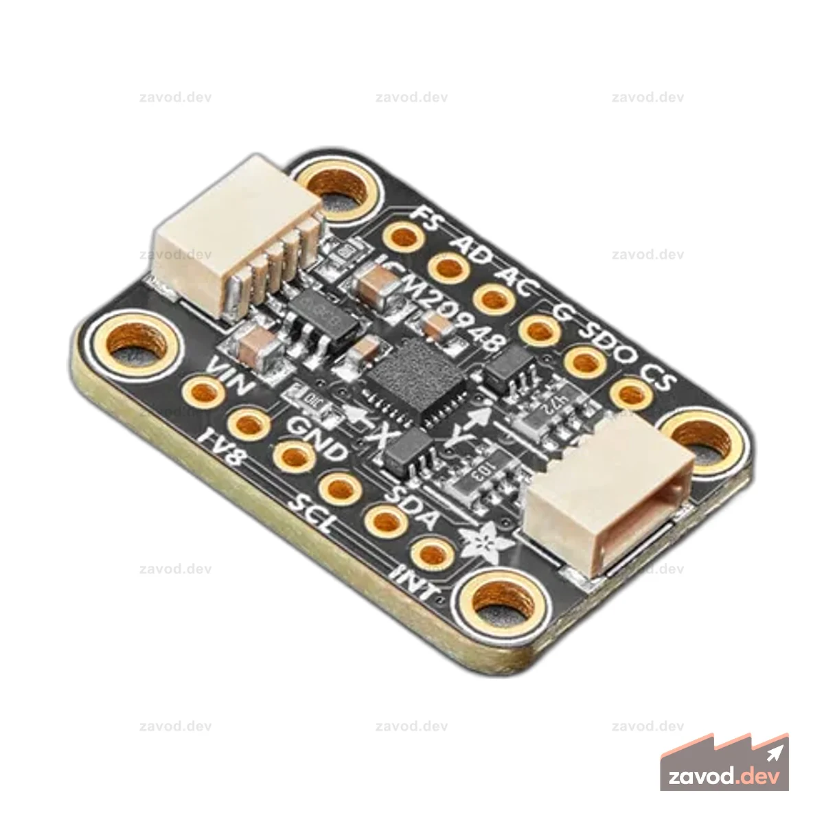 Adafruit TDK InvenSense ICM-20948 IMU с 9 степенями свободы (обновление MPU-9250) STEMMA QT / Qwiic