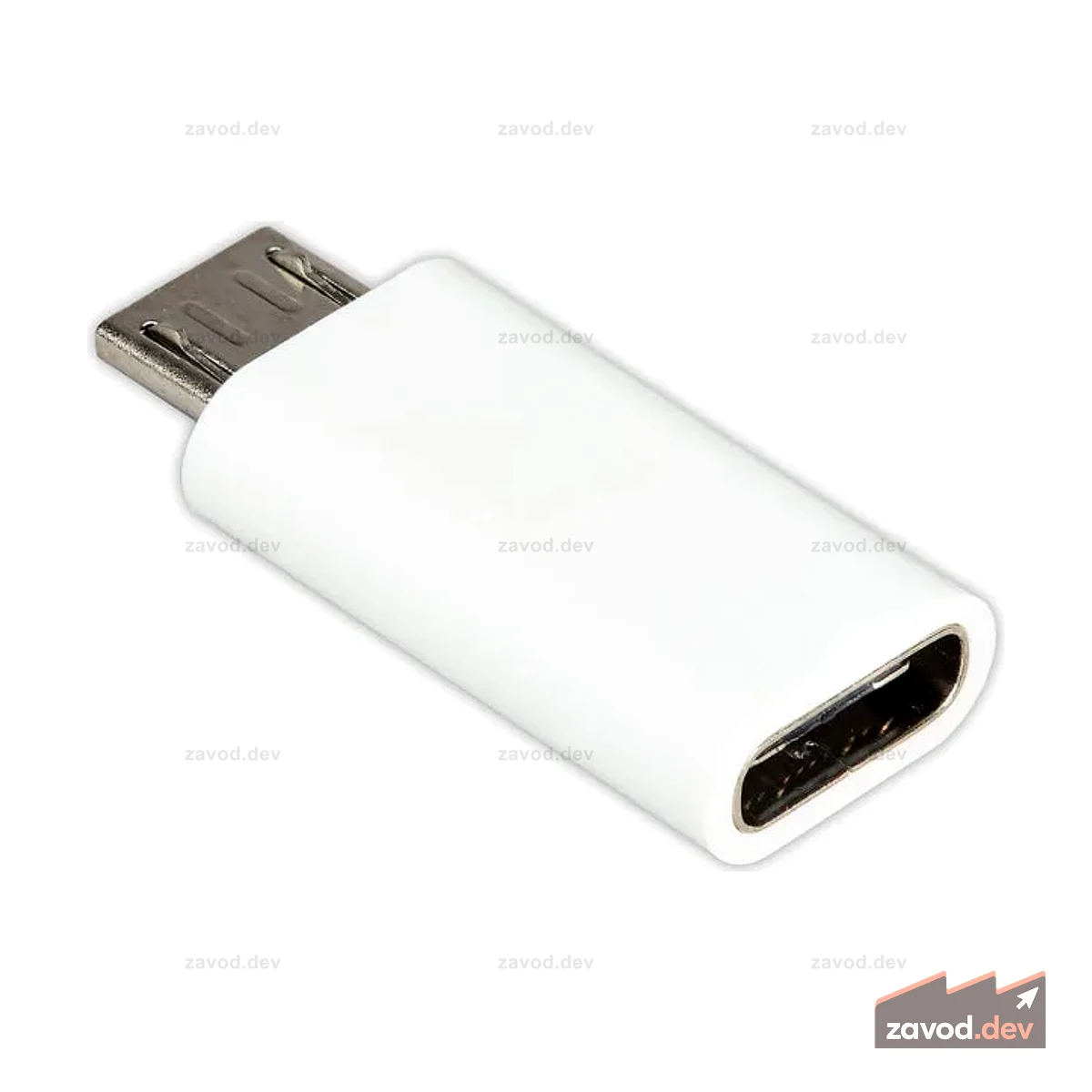 Переходник Raspberry Pi® Micro USB(M) на USB-C(F) Белый