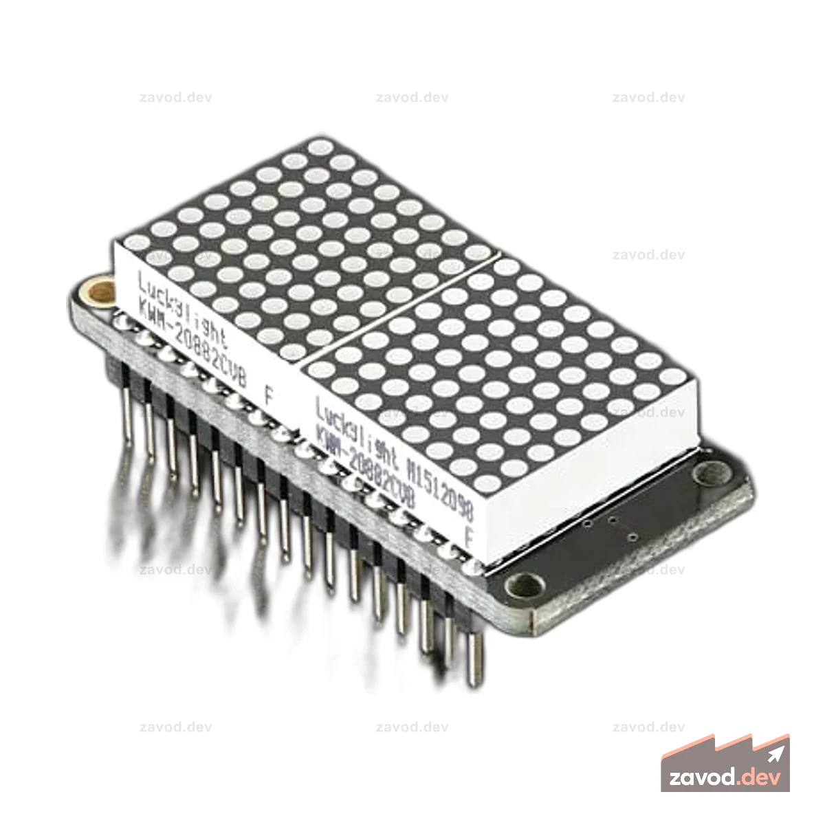 Adafruit 0,8-дюймовый светодиодный матричный дисплей FeatherWing 8x16 – красный