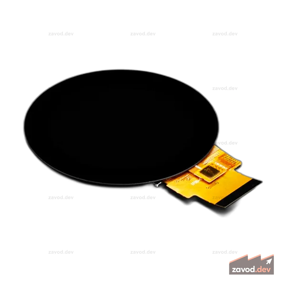 Круглый TFT-дисплей RGB 666 TTL — 2,1 дюйма, 480x480 — емкостный сенсорный