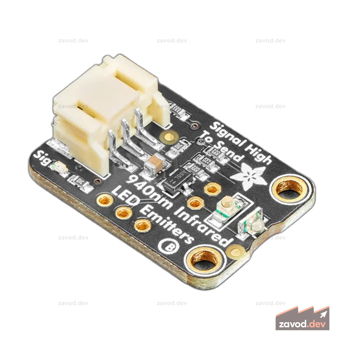 Инфракрасный светодиодный излучатель высокой мощности Adafruit — STEMMA JST PH 2 мм