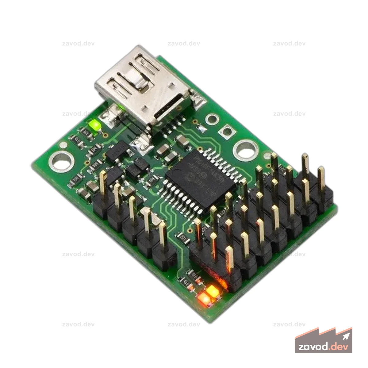 Micro Maestro 6-канальный USB-сервоконтроллер (в сборе)