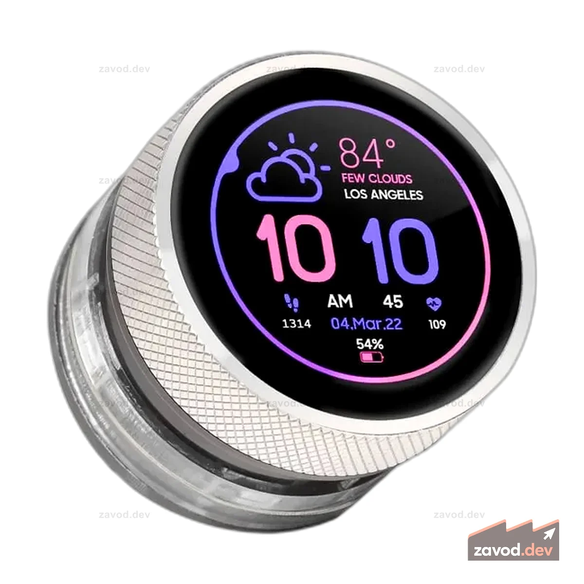 Поворотный дисплей CrowPanel 1,28 дюйма HMI ESP32