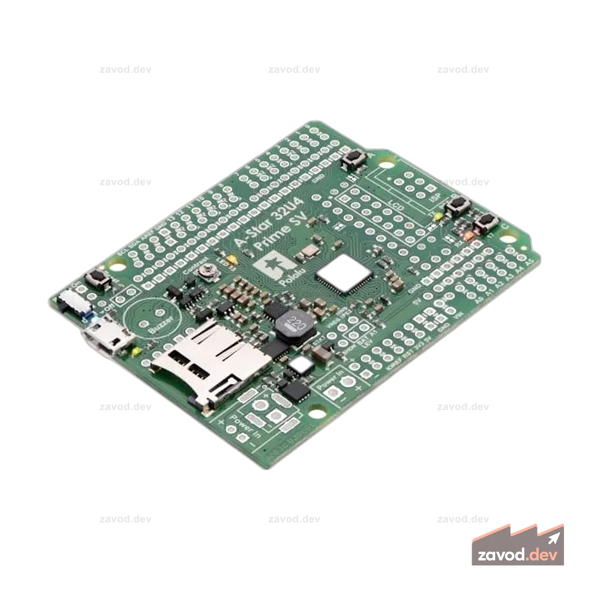 Pololu A-Star 32U4 Prime SV microSD (только компоненты SMT)