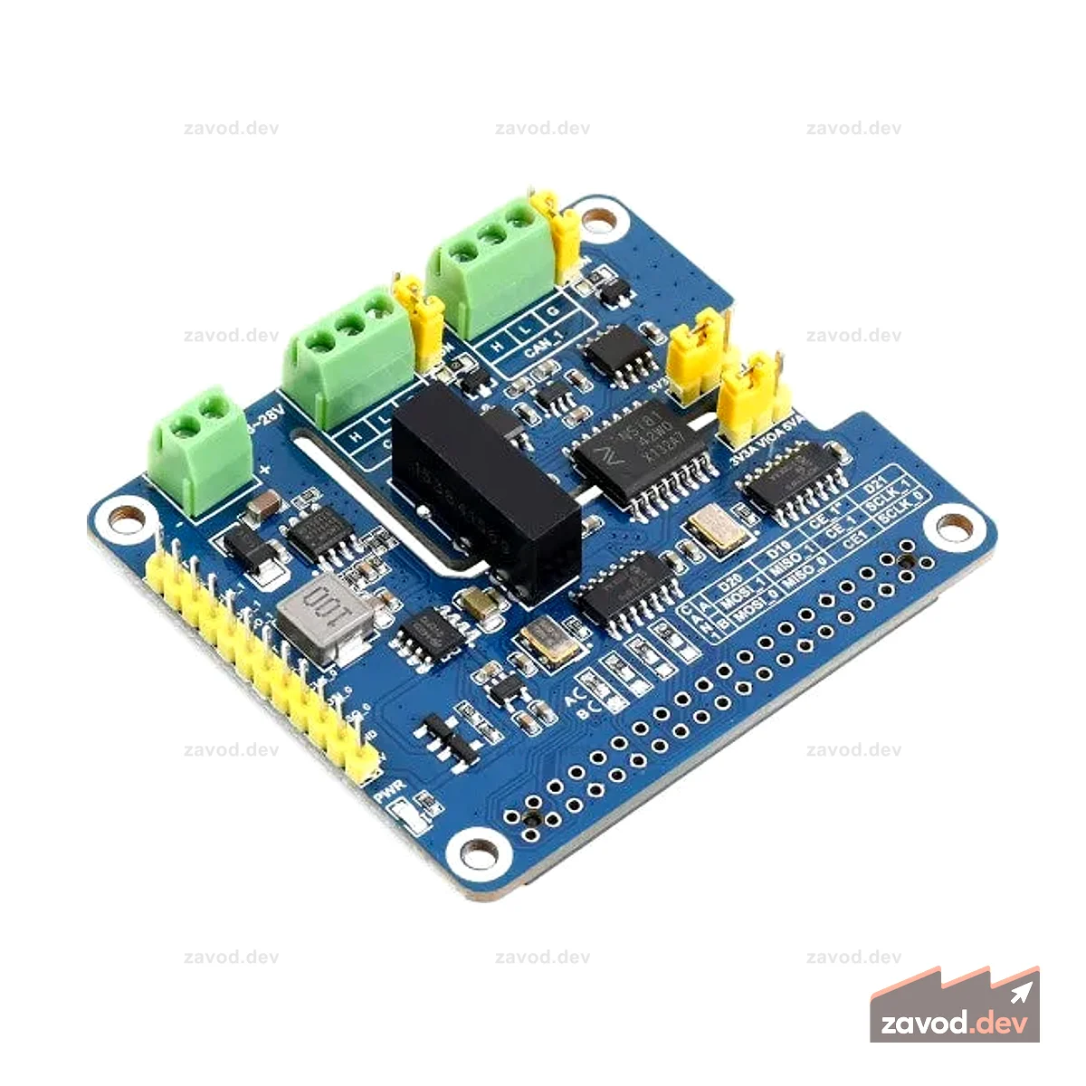 Waveshare Raspberry Pi 2ch CAN FD ШЛЯПА