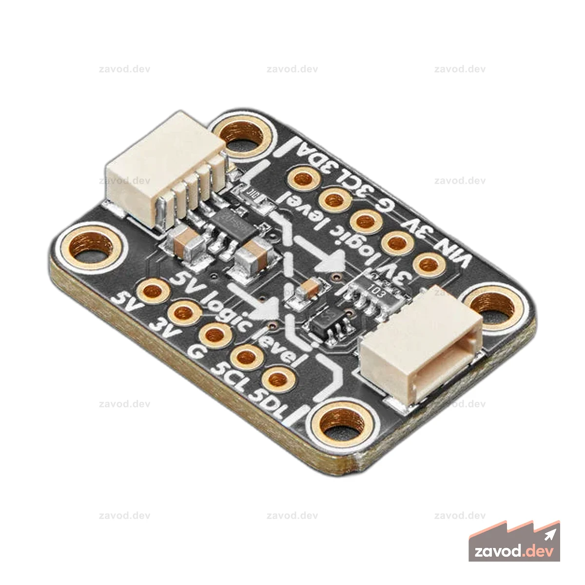 Переходник переключения передач Adafruit QT с 5 В на 3 В