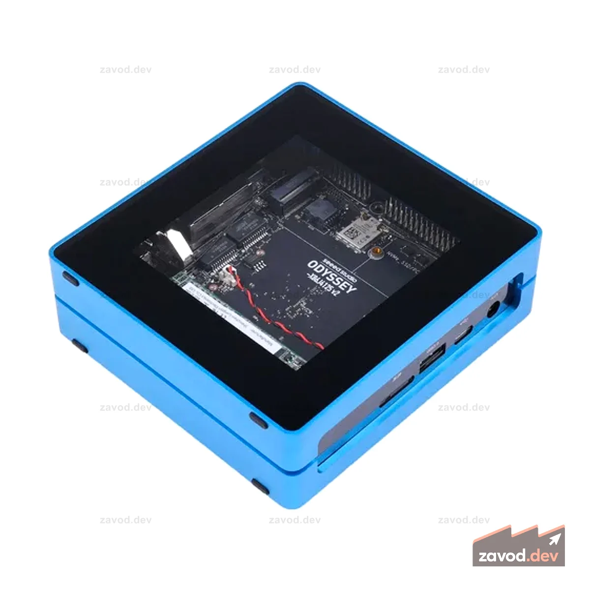 ODYSSEY Blue J4125 v2 Mini PC (TELEC) — мини-ПК с 128 ГБ M.2 SATA, Linux и ядром RP2040, двумя сетевыми адаптерами 2,5 Gigabit Ethernet