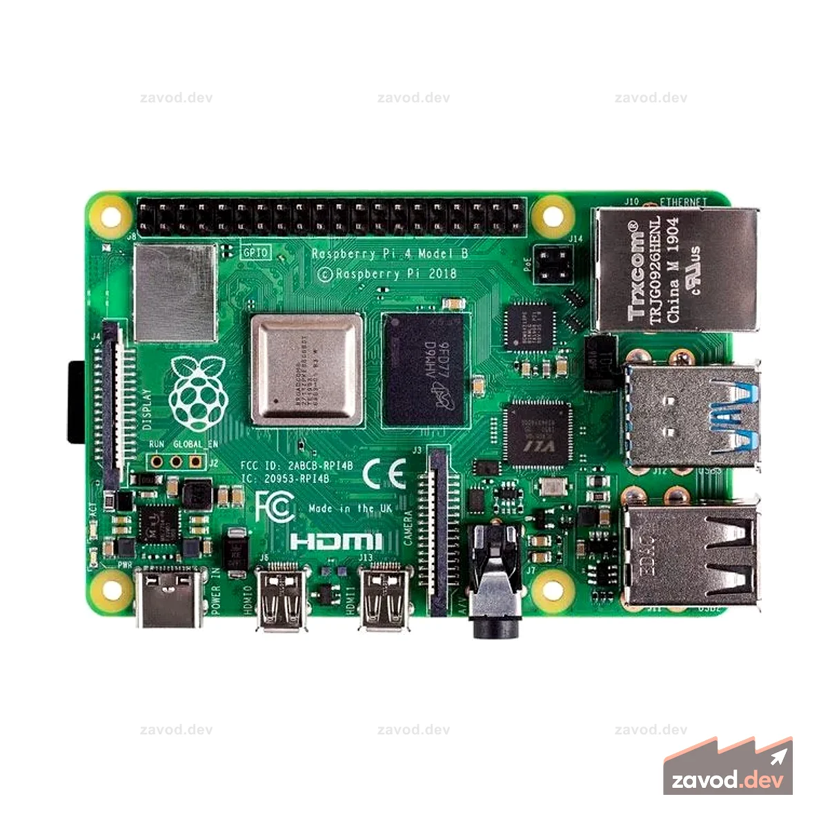 Raspberry Pi 4 Модель B — 8 ГБ