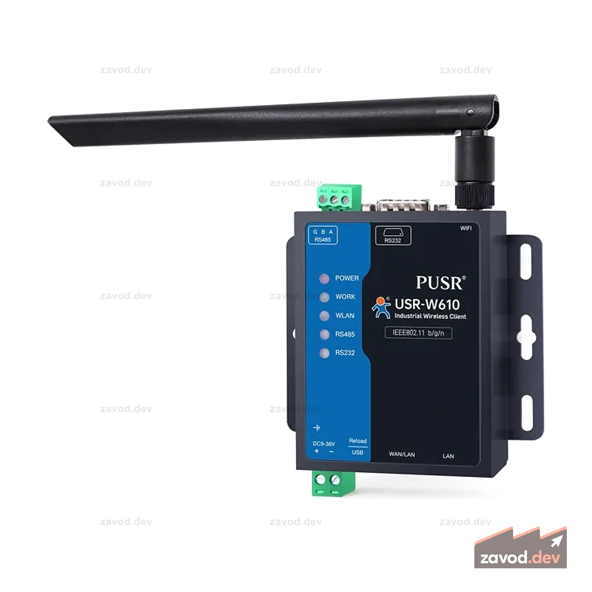 USR-W610 Промышленный преобразователь RS232/RS485 или WiFi