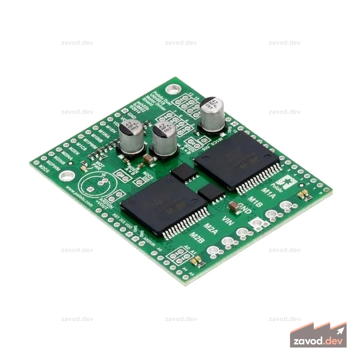Pololu Dual VNH5019 Щит драйвера двигателя для Arduino
