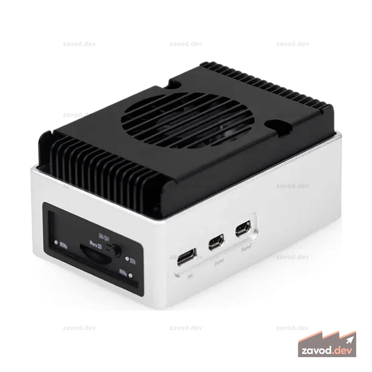 reComputer AI R2130-12 — высокопроизводительный Edge AI-компьютер Raspberry Pi на базе Raspberry Pi 5, модуль ускорения AI Hailo-8 | 8 ГБ ОЗУ