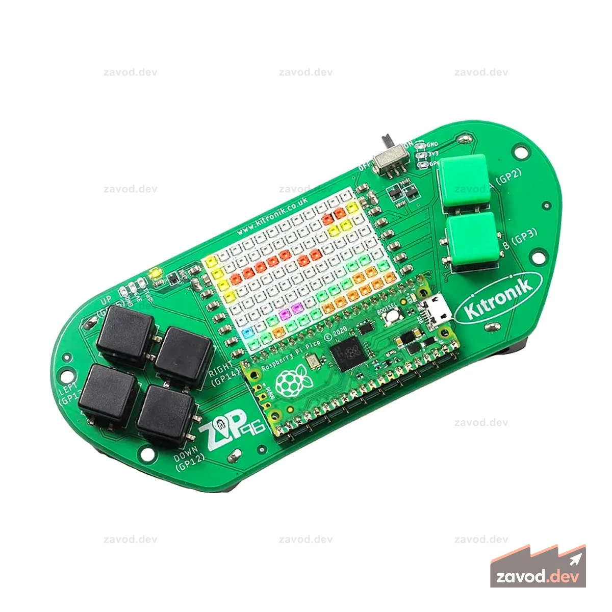Kitronik ZIP96 Retro Gamer для Raspberry Pi Pico