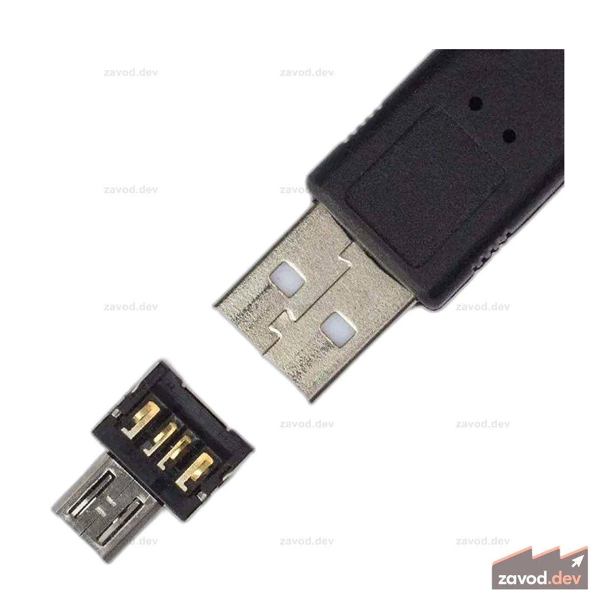Конвертер USB и microUSB OTG