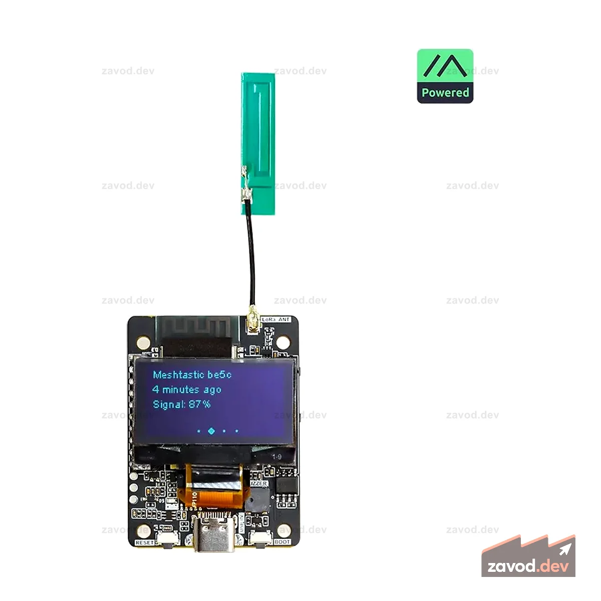 Устройство передачи сигналов ThinkNode M2 Mini-Meshtastic (LoRa) на базе ESP32-S3 с 1,3-дюймовым OLED-дисплеем