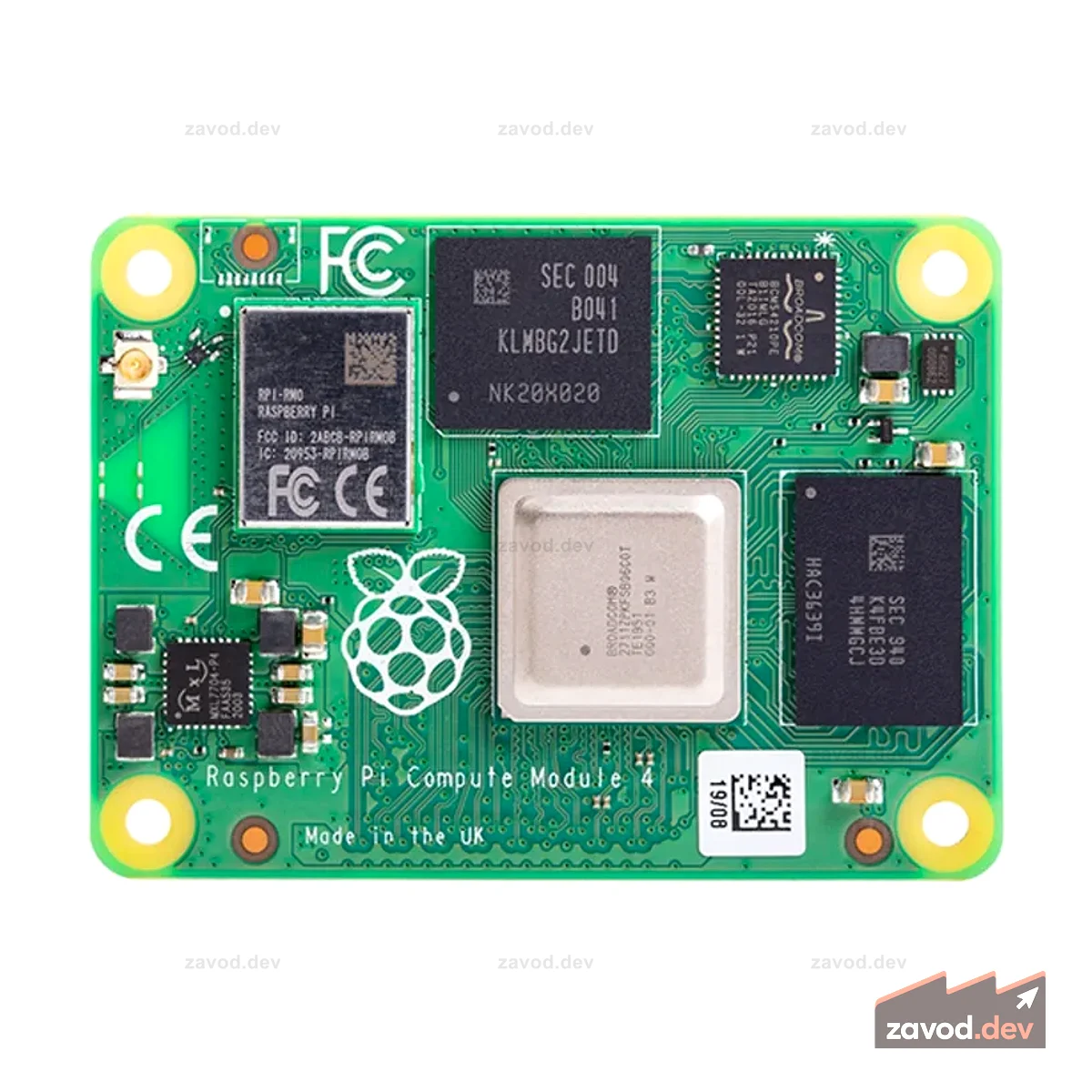 Вычислительный модуль Raspberry Pi 4 8–2 ГБ ОЗУ