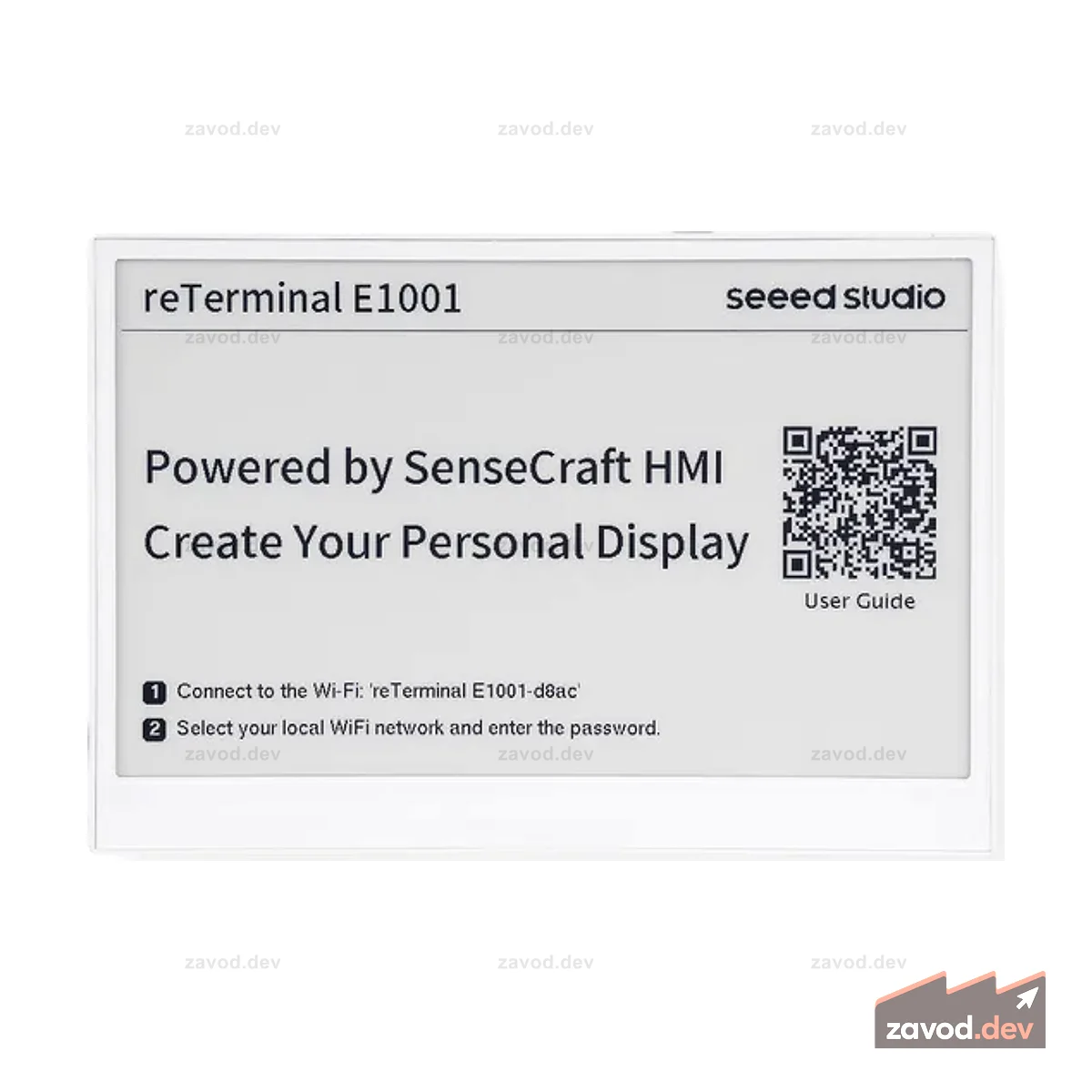 reTerminal E1001 – монохромный дисплей на электронной бумаге с диагональю 7,5 дюйма и ESP32-S3