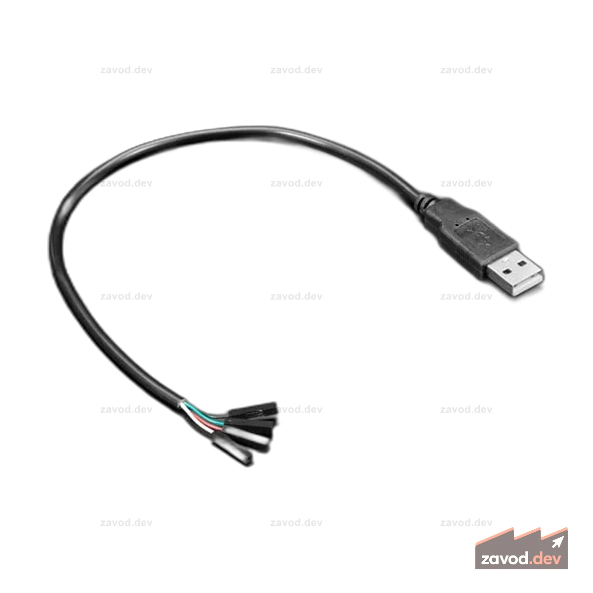 Разрывной кабель USB типа A с гнездовыми перемычками премиум-класса